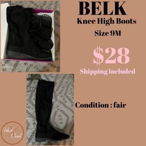 Bell knee high boots